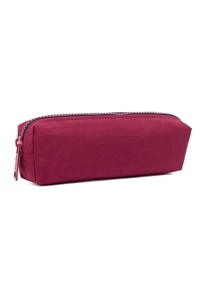 KAFF 01106 Claret Red Crinkle Fabric Unisex Μονόχωρο Αδιάβροχο Θήκη για στυλό Μολυβοθήκη