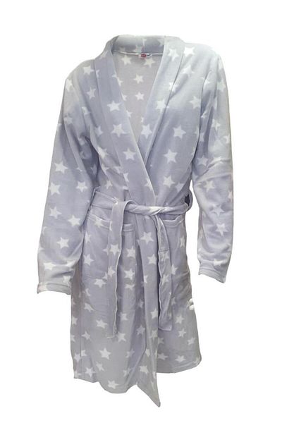 Ciciten 23C07 Starry Pocket Winter Long Fleece Dressing Gown