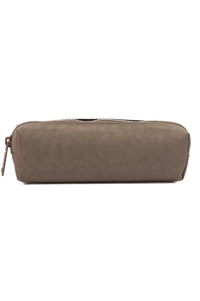 KAFF 01106 Καφέ τσαλακωμένο ύφασμα Unisex Μονόχωρο Αδιάβροχο Θήκη για στυλό Μολυβοθήκη