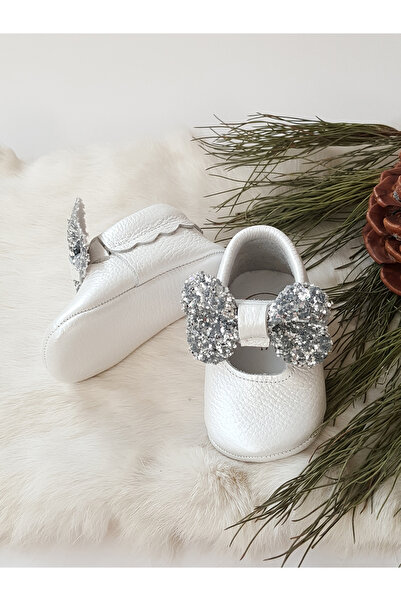 Hodore Alice Genuine Leather Jewelled Mother of Pearl Moccasin