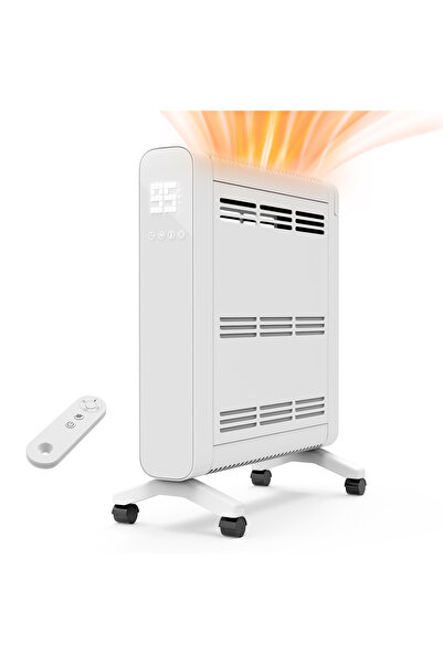 DLC GROUP DLC PANEL RADYATÖR ISITICI BEYAZ 2400 WATT DİJİTAL FLAT EKRAN UZAKT...