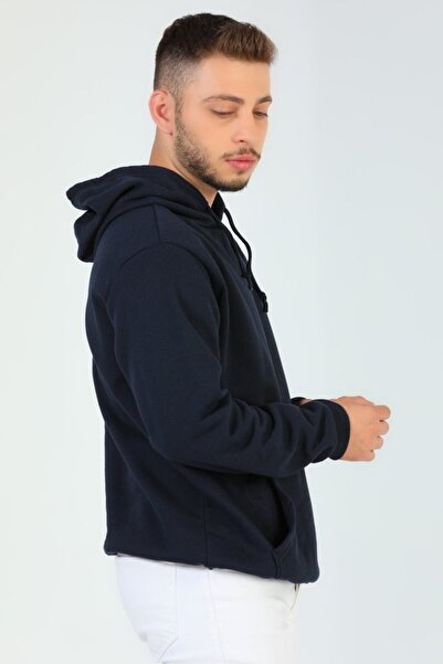 Sublime Butik Μαύρο φούτερ Unisex με κουκούλα Μαύρο με βαμβακερή επένδυση 2 κ...