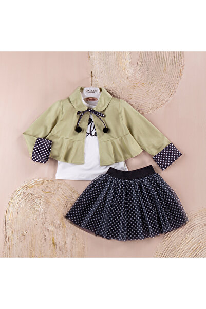 Gocoland Djevojački kardigan, majica, suknja, set od 3 dela   Djevojački set ...