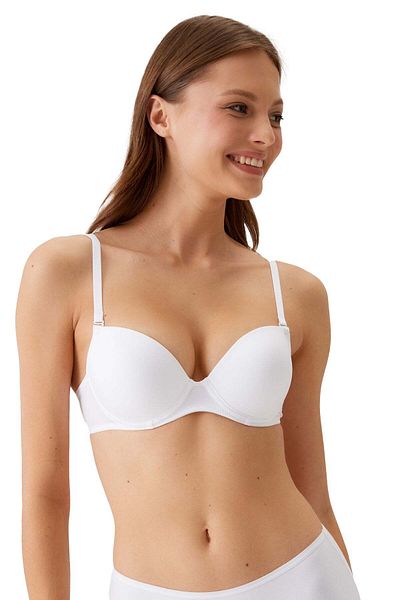 Pierre Cardin Pachet de 2 economice 6351-3 White Maroon Madrid Dantela neconfortată și set micro sutien (cu cadou slip)