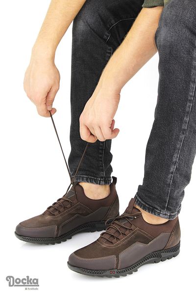 MARCOMEN Men's Winter Genuine Leather Sports Style Casual Shoes