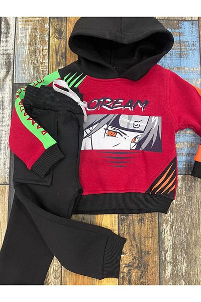 Esterella 3 thread boys tracksuit suit / hooded sweatshirt trouser suit / boy gift suit