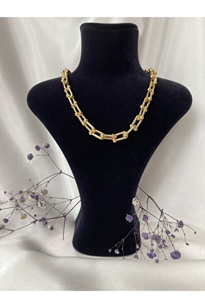 Starlight Özel Seri Tiffany Model Gold Kolye