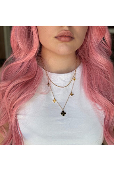 Dropaksesuar Ikili Kolye