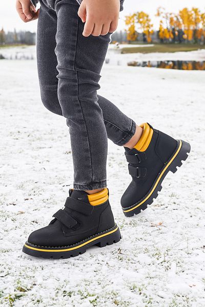 KARAMAZI Boy's Boots - Karamazı Kids Velcro, Arz 3340