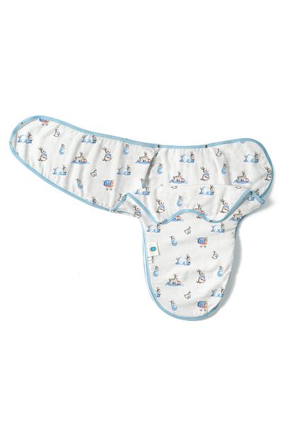 DEUX LAPINS 100% Cotton Muslin Baby Ready Swaddle - Bébé Lapin