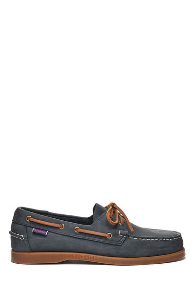 Sebago حذاء كاجوال جلدي للرجال باللون الأزرق الداكن 70015H0