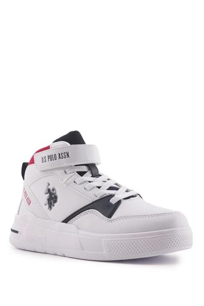 U.S. Polo Assn. US POLO ASSNSparta Jr 3Pr Pantofi albi pentru băieți cu pantofi înalți101392192