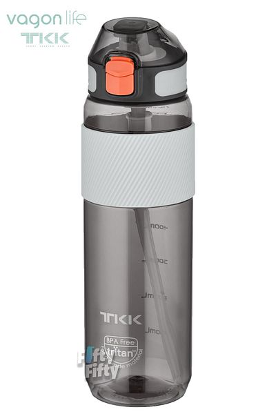 Vagonlife TKK 800 ML Thick Non-Bite Straw Bpa-Free Tritan Water Flask with Carrying Handle FFTKK1003-800ML