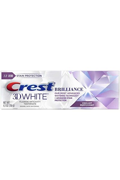 CREST 3d White Brilliance Diş Macunu Vibrant Peppermint 116 gr