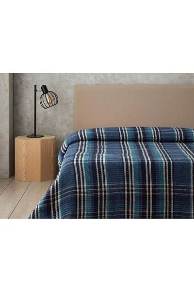 madamemuko Madame Muko Double Blue Dark 4 Seasons Scotts Blanket 180 x 220 cm