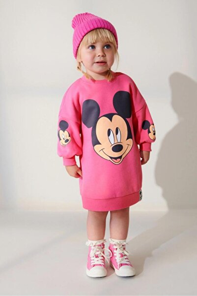Genel Markalar YENİ SEZON MINNIE MOUSE BASKILI ELBİSE