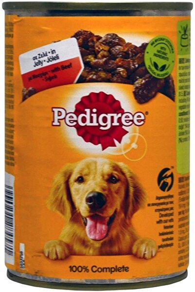 Pedigree Köpek Maması 400 G Sığır Etli Jöleli Konserve 5900951284571 Köpek Ku...