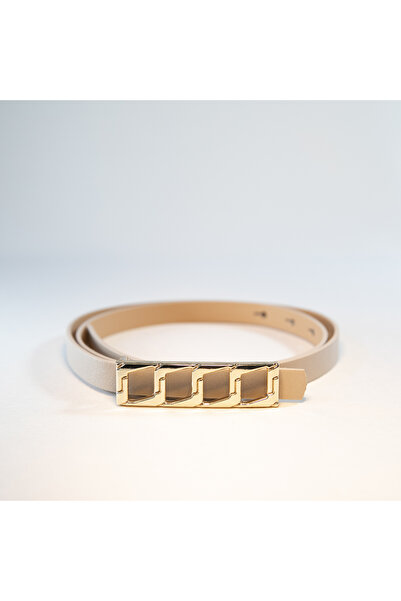 Fiori Curea de bază pentru pantaloni pentru femei, centură pentru jachetă, centură pentru rochie, centură pentru cămașă cu cataramă cu lanț subțire