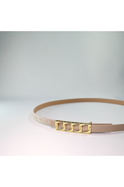 Fiori Curea de bază pentru pantaloni pentru femei, centură pentru jachetă, centură pentru rochie, centură pentru cămașă cu cataramă cu lanț subțire