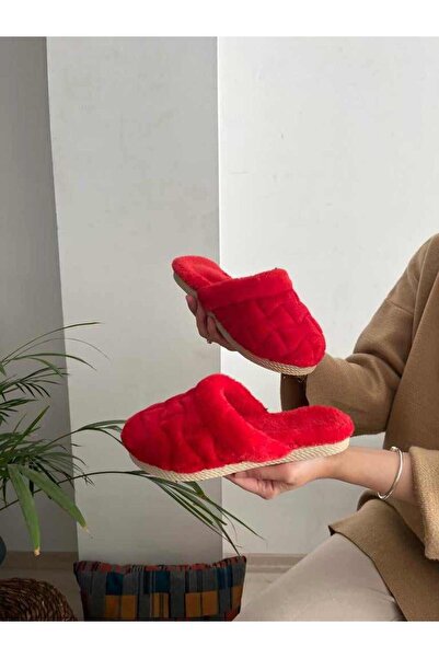 Behtah Kundura Önü Kapalı Yünlü Ev Terliği Çeyiz Bohça Hediyelik Günlük