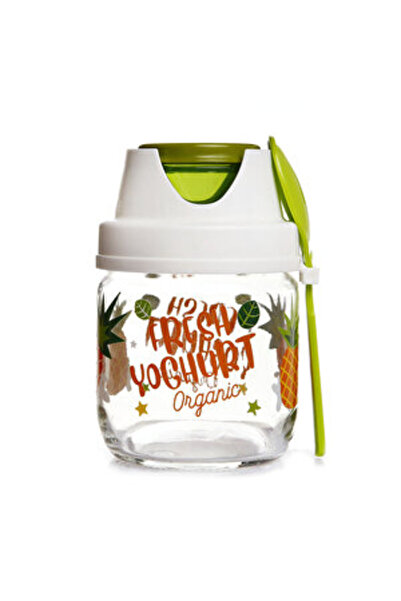 Baby Desenli Meyve-Salata-Yoğurt Bebek Saklama Kavanozu 425 ml ( 1 ADET )