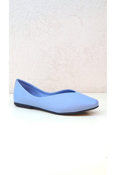 VİNİCCİ AYAKKABI KADIN HAKİKİ DERİ KOT MAVİ BABET