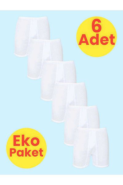 Tezzgelsin Ανδρικό βαμβακερό σώβρακο 6 τεμαχίων χαλαρής εφαρμογής