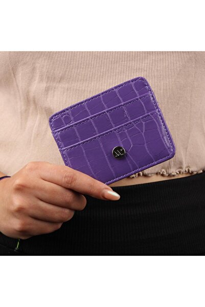 My Valice Kadın Deri Cüzdan ve Kartlık 1624 Mor