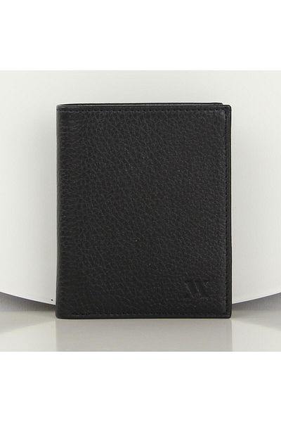 My Valice Men's Genuine Leather Wallet and Card Holder 1824 Black