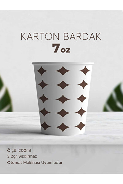 Karton Bardak 7oz 2000 Bardak