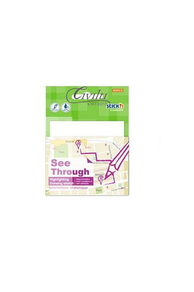 Gıpta Hopax Stick Sticky Note Paper Translucent
