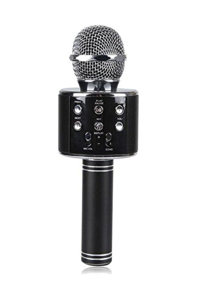 Trendmallar Yeni Model Sihirli Karaoke Mikrofon Bluetooth Aux Sdkart Hoparlör