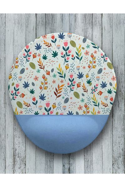 HobiShop Tiny Flower Oval Mouse Pad with Wrist Support