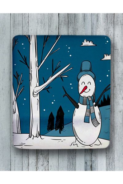HobiShop Happy Snowman Mouse Pad with Wrist Support