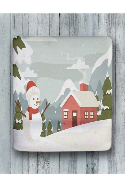 HobiShop Snowman Mouse Pad with Wrist Support