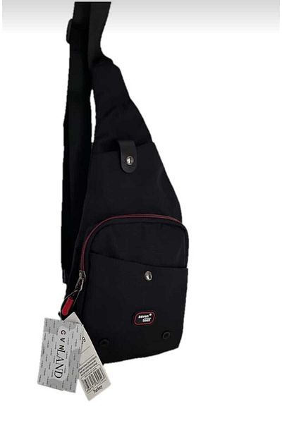 SEVENTEEN GVNLAND SEVENTEEN New Saddlebag Cross Shoulder Chest Strap Unisex Black Bag SEVENTEEN 4959