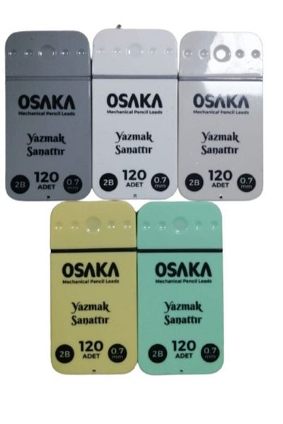 Osaka 2b 120pcs0.7 Mm Versatil Pen Tip 5 Pack