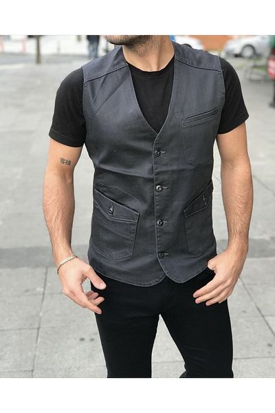 rvs moda Denim Vest