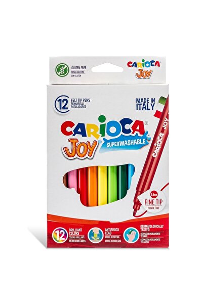 carioca Joy Süper Yıkanabilir Keçeli Boya Kalemi 12li