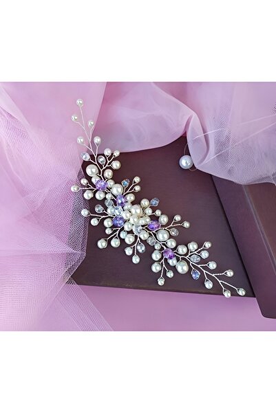 ACAR AKSESUAR تاج الزفاف والشعر والعمامة مع اللؤلؤ (العروس، الزفاف، الخطوبة، ...