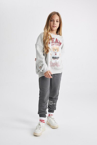 DeFacto Girl's Jogger Sweatpants - Relaxed Fit