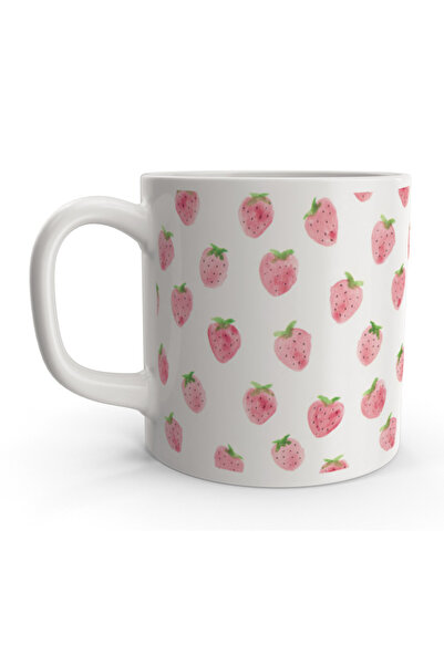 Rock'n Fox Strawberry Design Mug