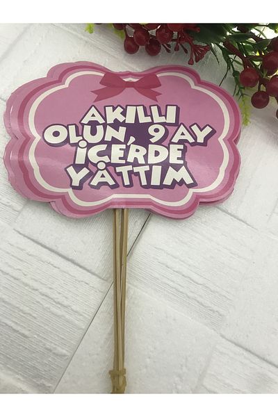 Deniz Party Store BE SMART, 9 ΜΗΝΕΣ ΣΤΟ ΚΑΜΑΝΤΙ - ΡΟΖ .... Θεματικό Μπαλόνι Ομιλίας 5 τεμάχια