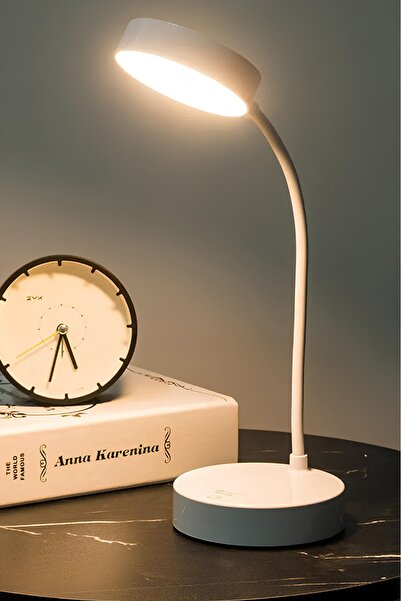 Markafox Yeni Nesil Şarjlı Dokunmatik 20 Led Çalışma Okuma Işığı Flexible Mas...