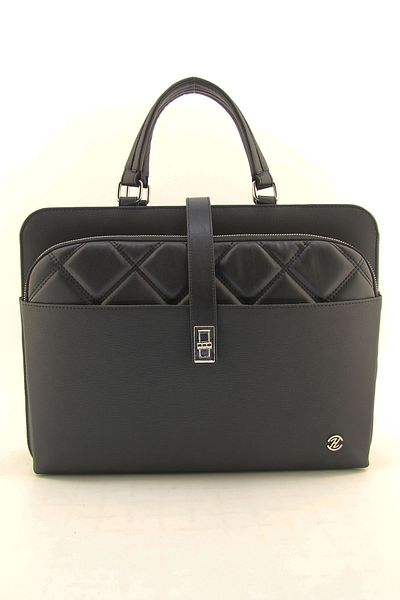 HNB Unisex Matte Black 15 & 15.6 Inch Laptop Briefcase Case