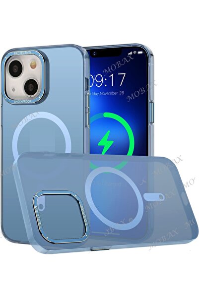 UnDePlus Apple Iphone 13 Kılıf Mat Kadifemsi Special Edition Pc Magsafe Kapak