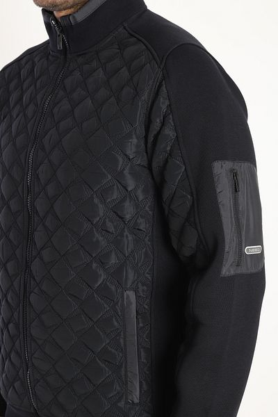 NEED LİFE Men's Navy Blue Quilted Classic Casual Coat