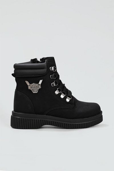 Twingo 670 black Emerald Wool Inside Water and Soguğa Resistant Non-Slip Sole Zippered Cocuk Boots