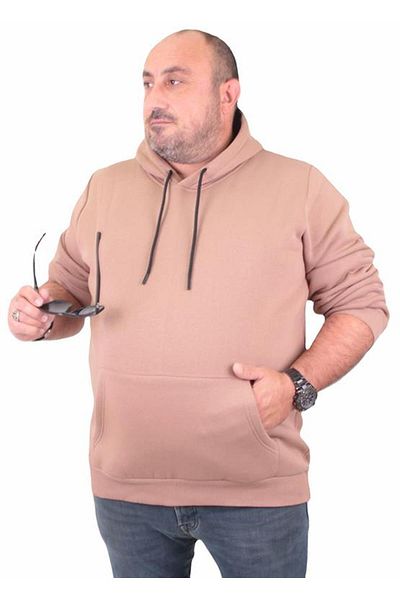 Starbattal Ανδρικό Basic Sweat Hooded 11700 ΜΕΓΑΛΟ ΜΕΓΕΘΟΣ ΚΑΦΕ