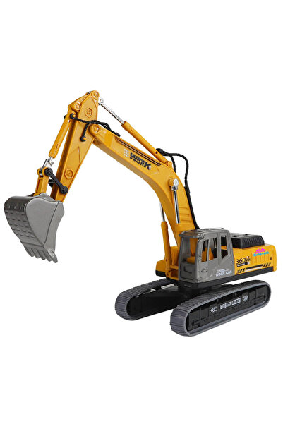 hediyecik Dozer Excavator Kepçe Oyuncak İş Makinası Büyük Boy 25 Cm